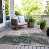 Piper Looms Chantille Geometric ACN1995 Blush Machine Washable Area Rug Outdoor Lifestyle Image Feature