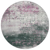 Piper Looms Chantille Geometric ACN1995 Blush Machine Washable Area Rug Round Main Image