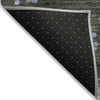 Piper Looms Chantille Geometric ACN1995 Denim Machine Washable Area Rug Backing Image