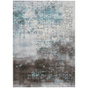 Piper Looms Chantille Geometric ACN1995 Teal Machine Washable Area Rug main image