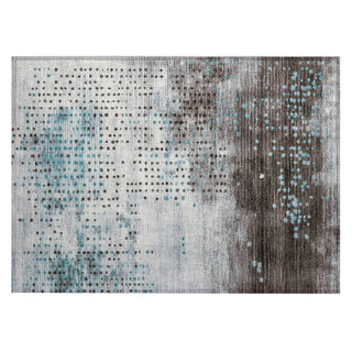 Piper Looms Chantille Geometric ACN1995 Teal Machine Washable Area Rug Scatter Main Image