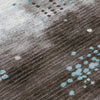 Piper Looms Chantille Geometric ACN1995 Teal Machine Washable Area Rug Swatch Image