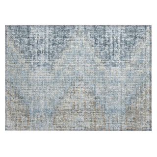 Piper Looms Chantille Geometric ACN1996 Denim Machine Washable Area Rug Scatter Main Image