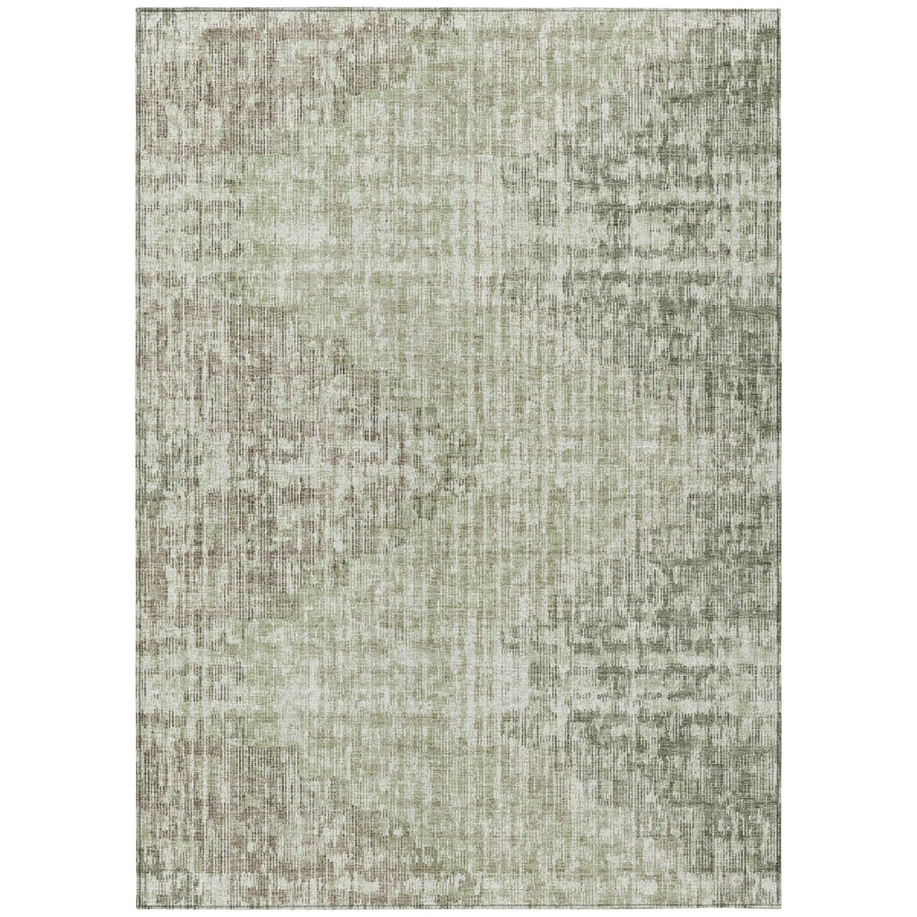 Piper Looms Chantille Geometric ACN1996 Fern Machine Washable Area Rug main image