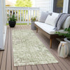 Piper Looms Chantille Geometric ACN1996 Fern Machine Washable Area Rug Runner Outdoor Lifestyle Image Feature