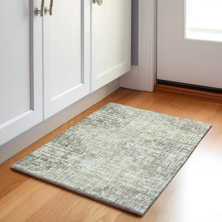 Piper Looms Chantille Geometric ACN1996 Fern Machine Washable Area Rug Scatter Lifestyle Image Feature