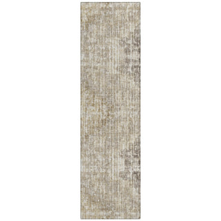 Piper Looms Chantille Geometric ACN1996 Khaki Machine Washable Area Rug Runner Main Image