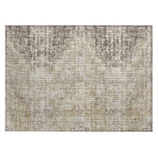 Piper Looms Chantille Geometric ACN1996 Khaki Machine Washable Area Rug Scatter Main Image