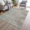 Piper Looms Chantille Geometric ACN1996 Putty Machine Washable Area Rug Lifestyle Image Feature