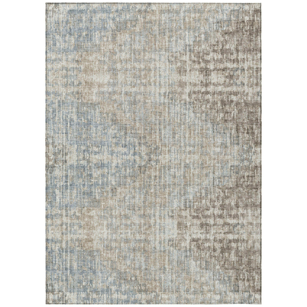 Piper Looms Chantille Geometric ACN1996 Putty Machine Washable Area Rug main image