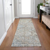 Piper Looms Chantille Geometric ACN1996 Putty Machine Washable Area Rug Runner Lifestyle Image Feature