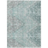 Piper Looms Chantille Geometric ACN1996 Teal Machine Washable Area Rug main image