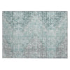 Piper Looms Chantille Geometric ACN1996 Teal Machine Washable Area Rug Scatter Main Image