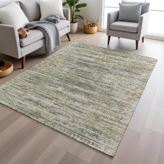 Piper Looms Chantille Moroccan ACN1997 Aloe Machine Washable Area Rug Lifestyle Image Feature