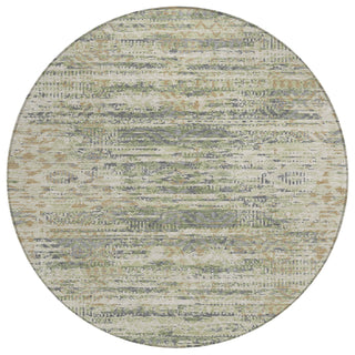 Piper Looms Chantille Moroccan ACN1997 Aloe Machine Washable Area Rug Round Main Image