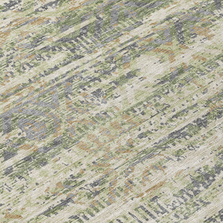 Piper Looms Chantille Moroccan ACN1997 Aloe Machine Washable Area Rug Swatch Image