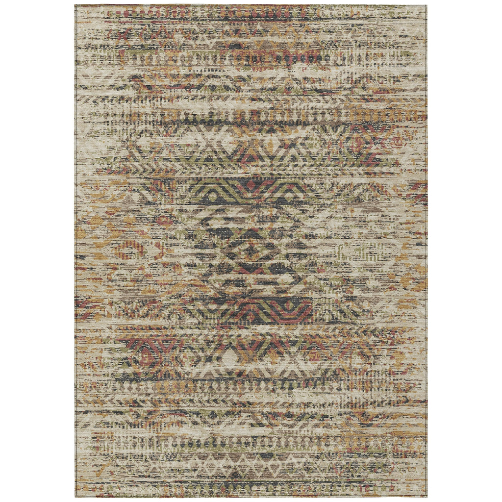 Piper Looms Chantille Moroccan ACN1997 Beige Machine Washable Area Rug main image