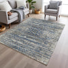 Piper Looms Chantille Moroccan ACN1997 Blue Machine Washable Area Rug Lifestyle Image Feature