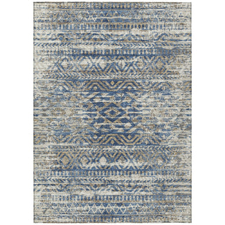 Piper Looms Chantille Moroccan ACN1997 Blue Machine Washable Area Rug main image