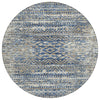 Piper Looms Chantille Moroccan ACN1997 Blue Machine Washable Area Rug Round Main Image