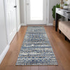 Piper Looms Chantille Moroccan ACN1997 Blue Machine Washable Area Rug Runner Lifestyle Image Feature