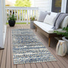 Piper Looms Chantille Moroccan ACN1997 Blue Machine Washable Area Rug Runner Outdoor Lifestyle Image Feature