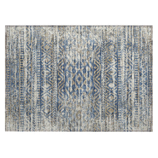 Piper Looms Chantille Moroccan ACN1997 Blue Machine Washable Area Rug Scatter Main Image