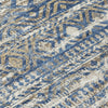 Piper Looms Chantille Moroccan ACN1997 Blue Machine Washable Area Rug Swatch Image