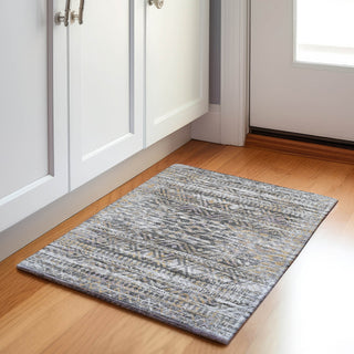 Piper Looms Chantille Moroccan ACN1997 Gray Machine Washable Area Rug Scatter Lifestyle Image Feature