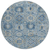 Piper Looms Chantille Global ACN1998 Denim Machine Washable Area Rug Round Main Image