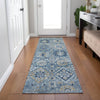 Piper Looms Chantille Global ACN1998 Denim Machine Washable Area Rug Runner Lifestyle Image Feature
