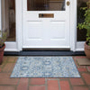 Piper Looms Chantille Global ACN1998 Denim Machine Washable Area Rug Scatter Outdoor Lifestyle Image Feature