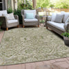 Piper Looms Chantille Global ACN1998 Fern Machine Washable Area Rug Outdoor Lifestyle Image Feature
