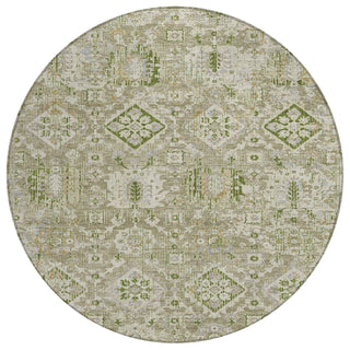 Piper Looms Chantille Global ACN1998 Fern Machine Washable Area Rug Round Main Image