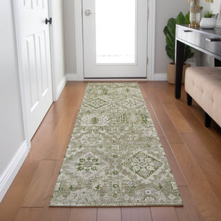 Piper Looms Chantille Global ACN1998 Fern Machine Washable Area Rug Runner Lifestyle Image Feature