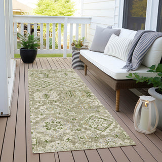 Piper Looms Chantille Global ACN1998 Fern Machine Washable Area Rug Runner Outdoor Lifestyle Image Feature
