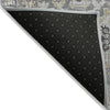 Piper Looms Chantille Global ACN1998 Gray Machine Washable Area Rug Backing Image