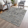 Piper Looms Chantille Global ACN1998 Gray Machine Washable Area Rug Lifestyle Image Feature