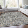 Piper Looms Chantille Global ACN1998 Gray Machine Washable Area Rug Lifestyle Image Feature