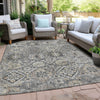 Piper Looms Chantille Global ACN1998 Gray Machine Washable Area Rug Outdoor Lifestyle Image Feature