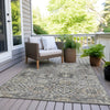Piper Looms Chantille Global ACN1998 Gray Machine Washable Area Rug Outdoor Lifestyle Image Feature