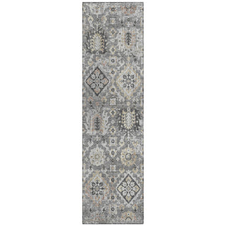 Piper Looms Chantille Global ACN1998 Gray Machine Washable Area Rug Runner Main Image