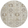 Piper Looms Chantille Global ACN1998 Linen Machine Washable Area Rug Round Main Image