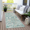 Piper Looms Chantille Global ACN1998 Seafoam Machine Washable Area Rug Runner Outdoor Lifestyle Image Feature