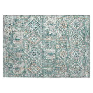 Piper Looms Chantille Global ACN1998 Seafoam Machine Washable Area Rug Scatter Main Image