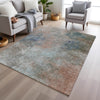 Piper Looms Chantille Abstract ACN1999 Copper Machine Washable Area Rug Lifestyle Image Feature