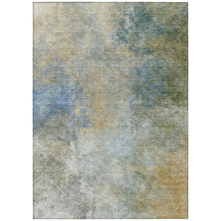 Piper Looms Chantille Abstract ACN1999 Khaki Machine Washable Area Rug main image