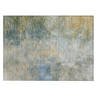 Piper Looms Chantille Abstract ACN1999 Khaki Machine Washable Area Rug Scatter Main Image