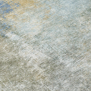 Piper Looms Chantille Abstract ACN1999 Khaki Machine Washable Area Rug Swatch Image