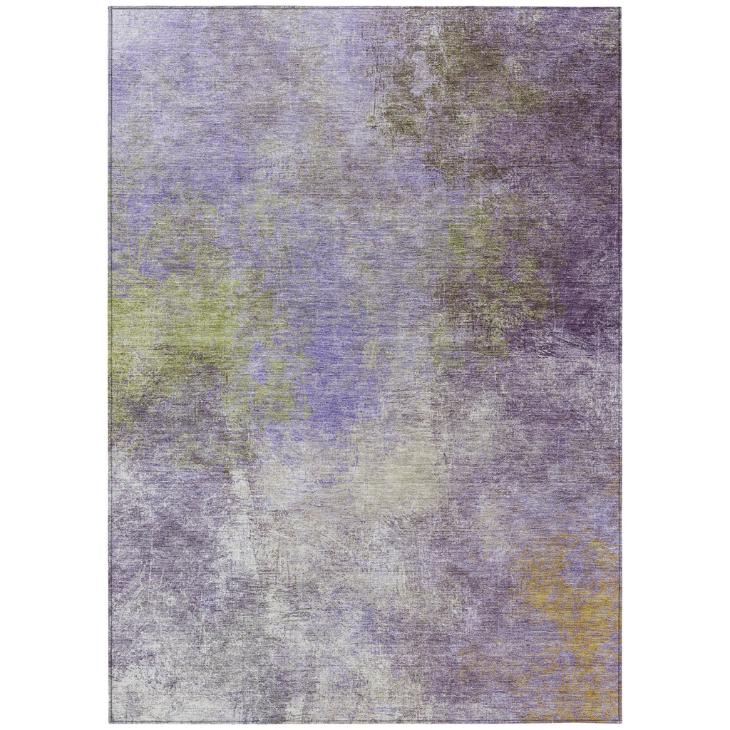 Piper Looms Chantille Abstract ACN1999 Purple Machine Washable Area Rug main image
